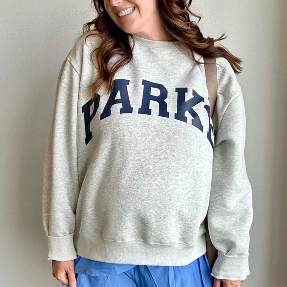 Parke Gray and Navy Sweatshirt - Picture 4 of 4